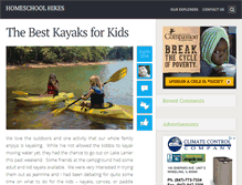 Tablet Screenshot of homeschoolhikes.com